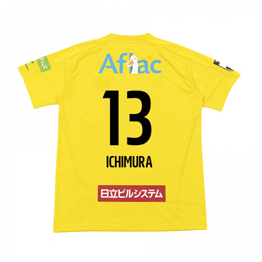 Niño Camiseta Ken Ichimura #13 Amarillo Negro 1ª Equipación 2024/25 La Camisa México