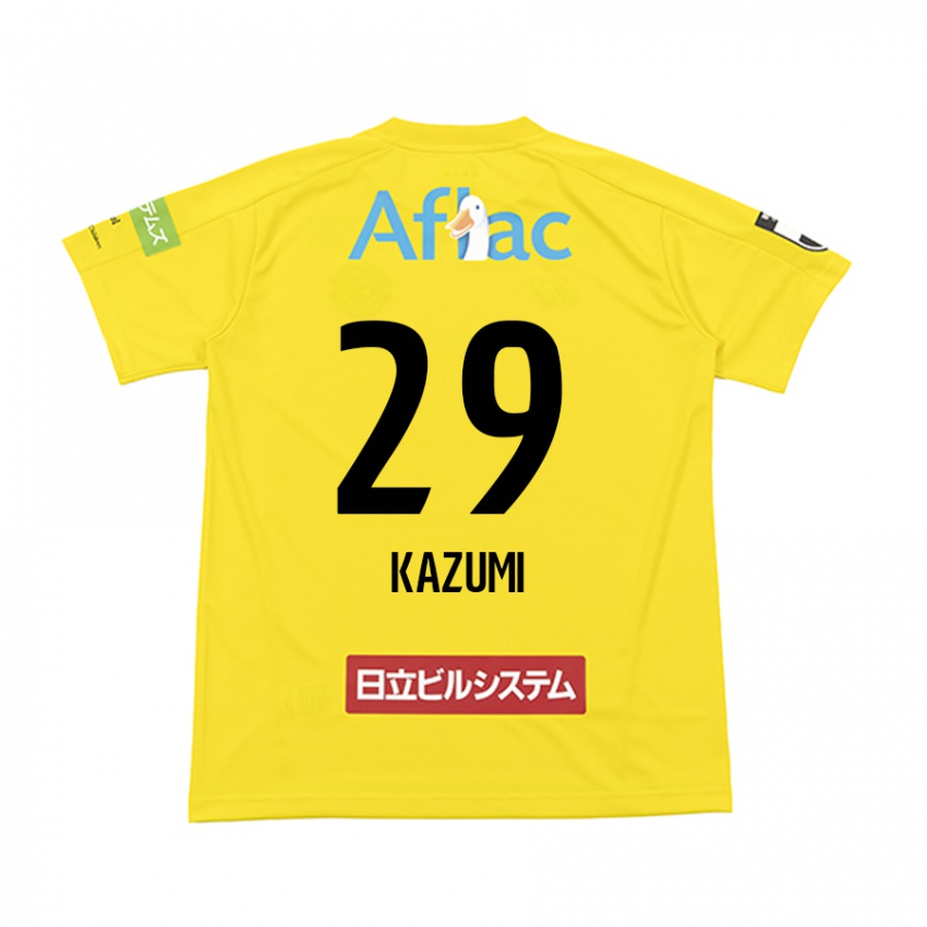 Niño Camiseta Takuto Kazumi #29 Amarillo Negro 1ª Equipación 2024/25 La Camisa México