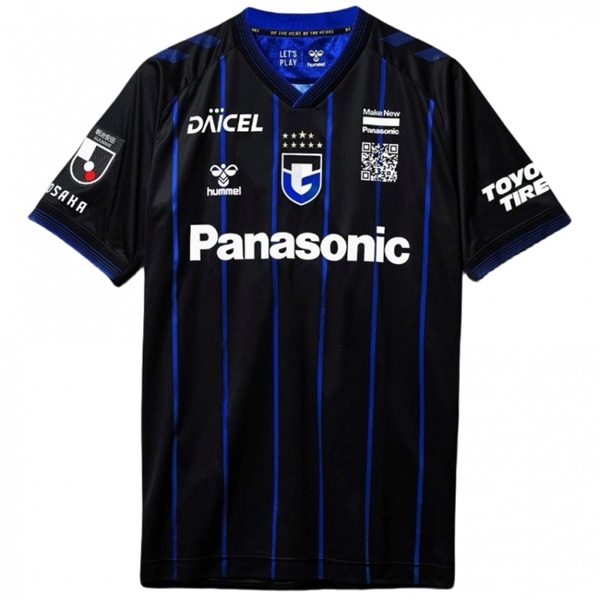 Niño Camiseta Ryotaro Meshino #8 Azul Negro 1ª Equipación 2024/25 La Camisa México