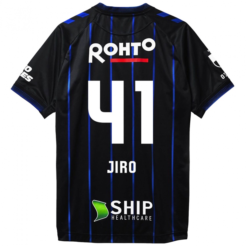 Niño Camiseta Jiro Nakamura #41 Azul Negro 1ª Equipación 2024/25 La Camisa México