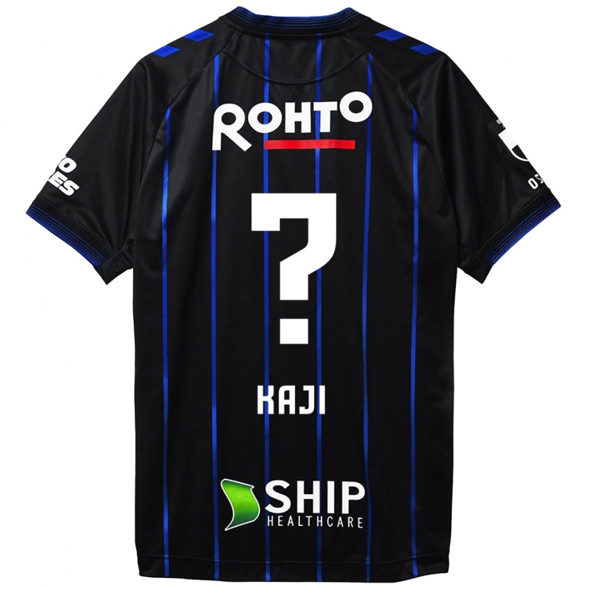 Niño Camiseta Rihito Kaji #0 Azul Negro 1ª Equipación 2024/25 La Camisa México