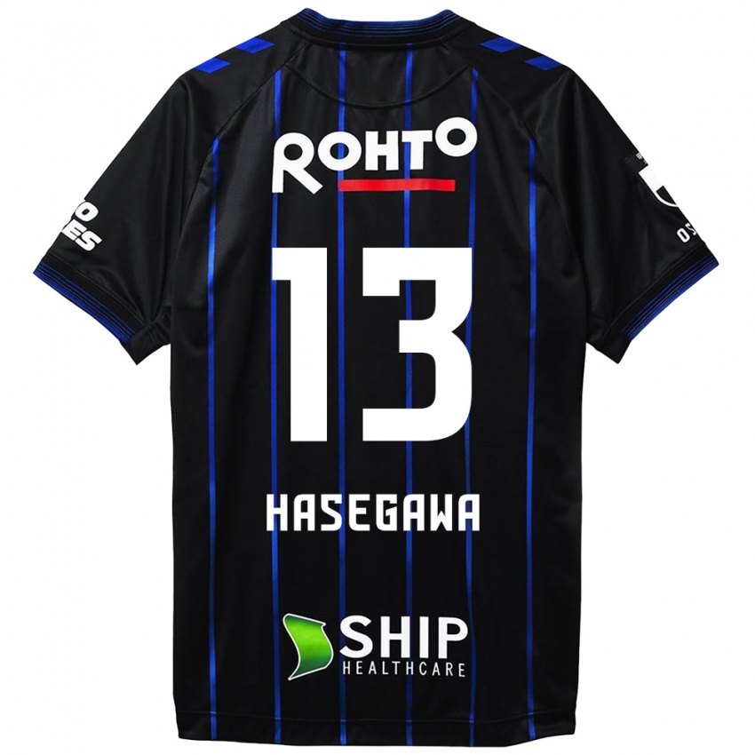 Niño Camiseta Kosei Hasegawa #13 Azul Negro 1ª Equipación 2024/25 La Camisa México