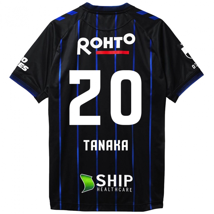 Niño Camiseta Hyoga Tanaka #20 Azul Negro 1ª Equipación 2024/25 La Camisa México