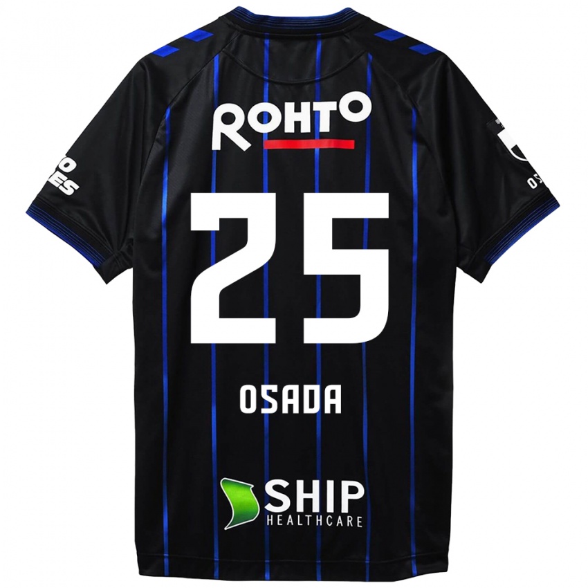 Niño Camiseta Towa Osada #25 Azul Negro 1ª Equipación 2024/25 La Camisa México