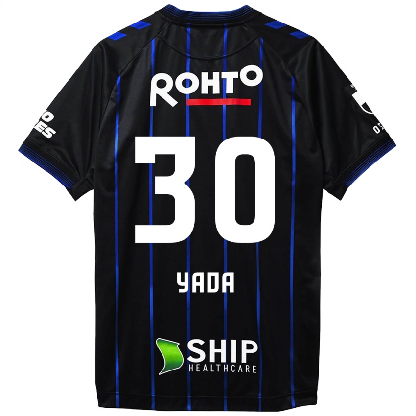 Niño Camiseta Yukito Yada #30 Azul Negro 1ª Equipación 2024/25 La Camisa México