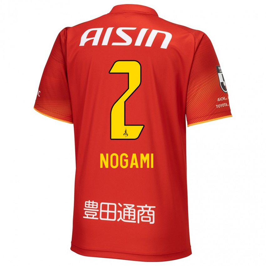 Niño Camiseta Yuki Nogami #2 Rojo Blanco Amarillo 1ª Equipación 2024/25 La Camisa México