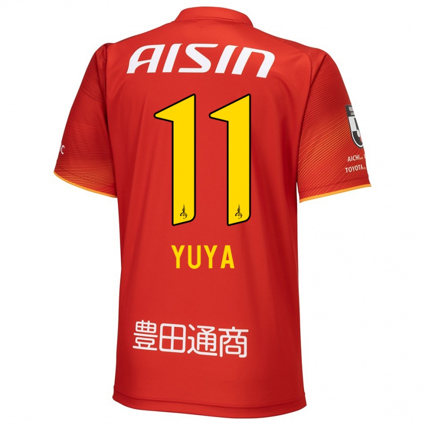 Niño Camiseta Yuya Yamagishi #11 Rojo Blanco Amarillo 1ª Equipación 2024/25 La Camisa México