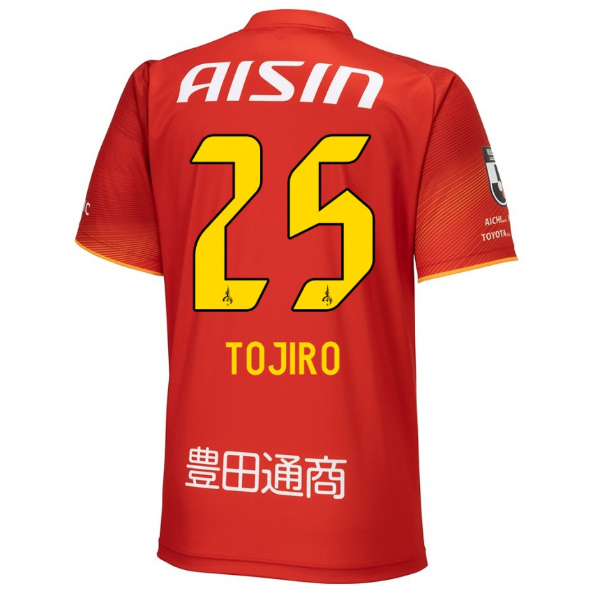 Niño Camiseta Tojiro Kubo #25 Rojo Blanco Amarillo 1ª Equipación 2024/25 La Camisa México