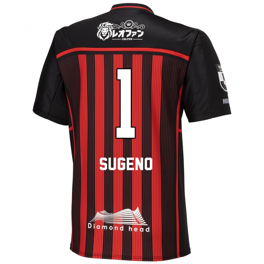 Niño Camiseta Takanori Sugeno #1 Negro Rojo 1ª Equipación 2024/25 La Camisa México