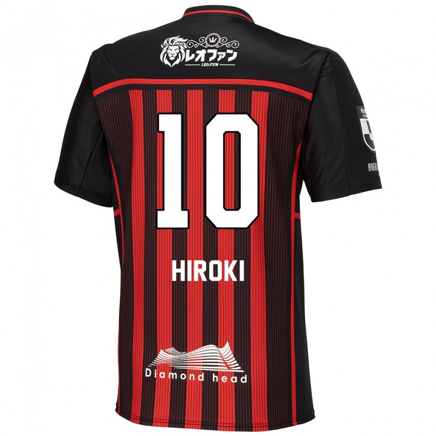 Niño Camiseta Hiroki Miyazawa #10 Negro Rojo 1ª Equipación 2024/25 La Camisa México