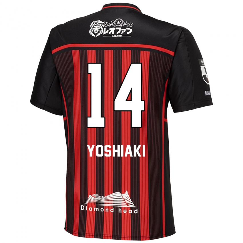 Niño Camiseta Yoshiaki Komai #14 Negro Rojo 1ª Equipación 2024/25 La Camisa México