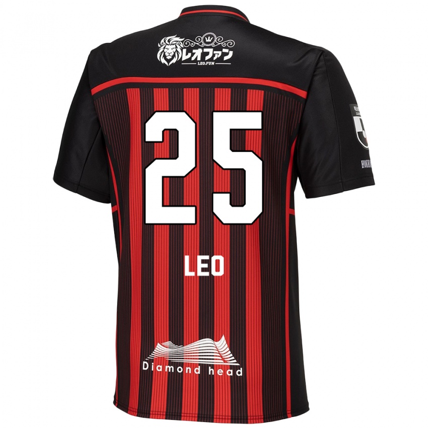 Niño Camiseta Leo Osaki #25 Negro Rojo 1ª Equipación 2024/25 La Camisa México