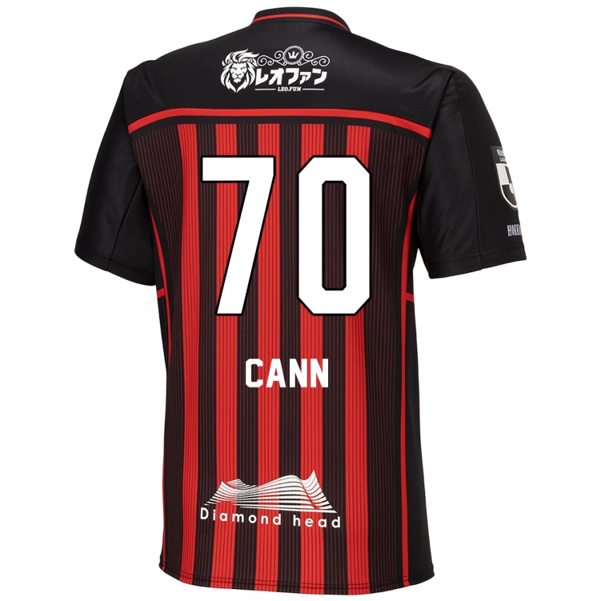 Niño Camiseta Francis Cann #70 Negro Rojo 1ª Equipación 2024/25 La Camisa México