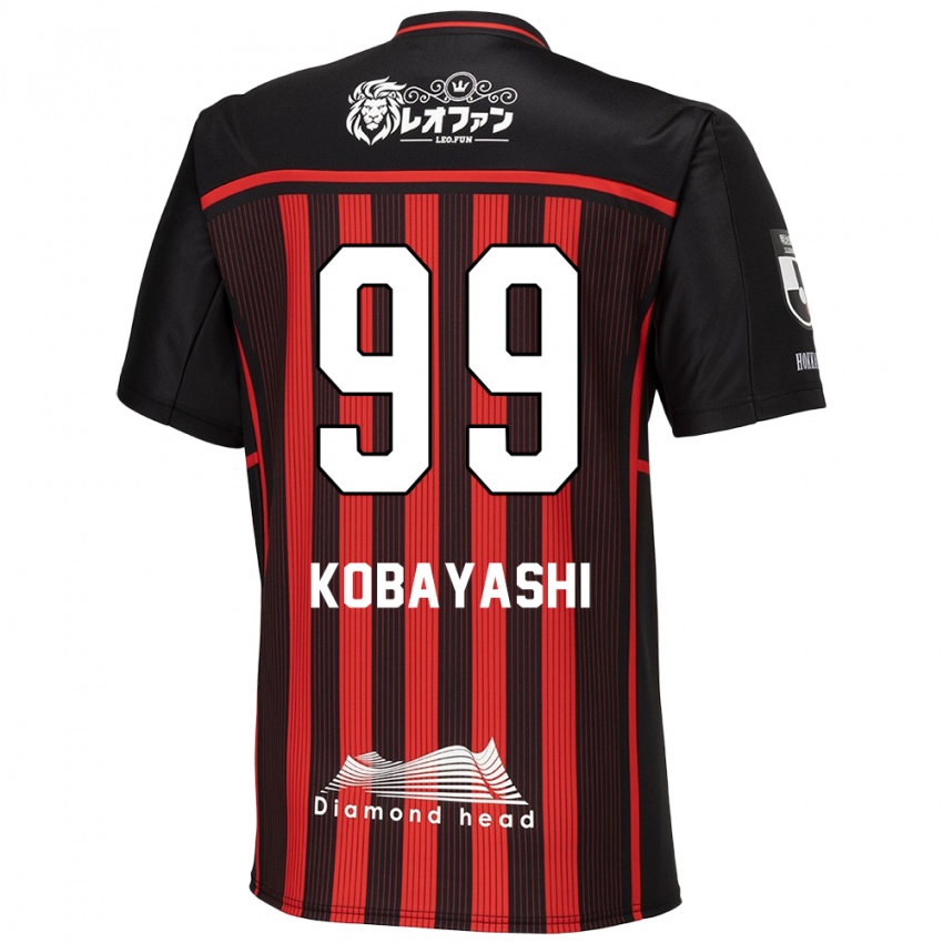 Niño Camiseta Yuki Kobayashi #99 Negro Rojo 1ª Equipación 2024/25 La Camisa México