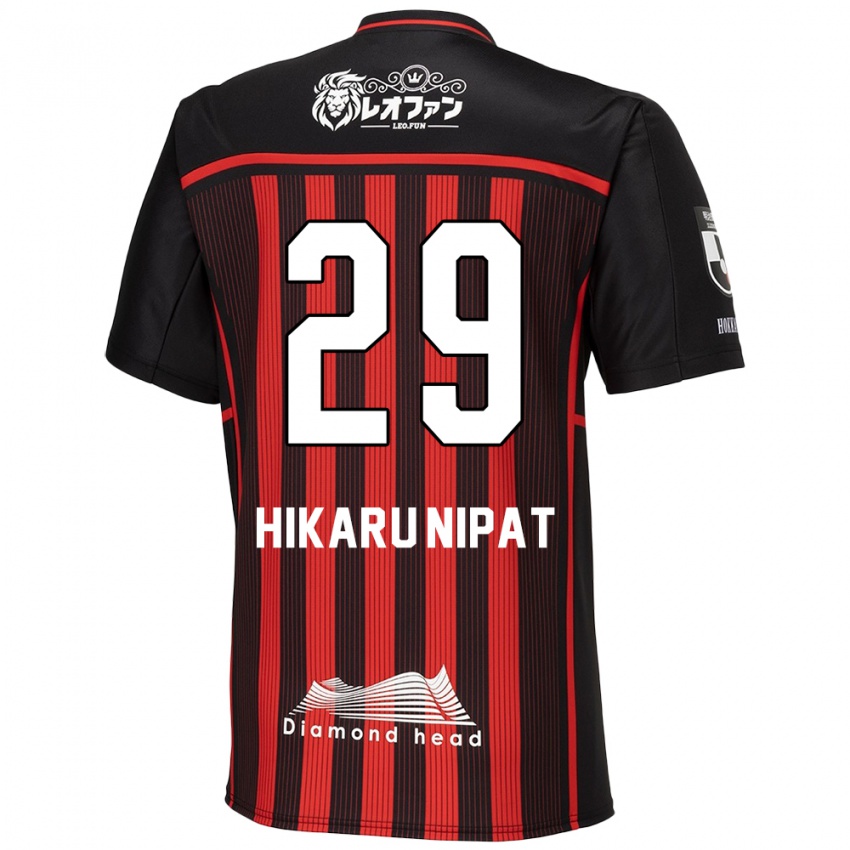 Niño Camiseta Reese Hikaru Nipat #29 Negro Rojo 1ª Equipación 2024/25 La Camisa México