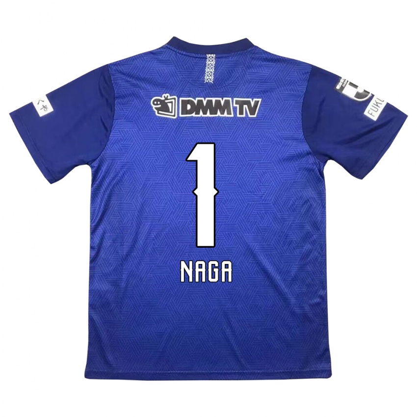 Niño Camiseta Takumi Nagaishi #1 Azul Oscuro 1ª Equipación 2024/25 La Camisa México