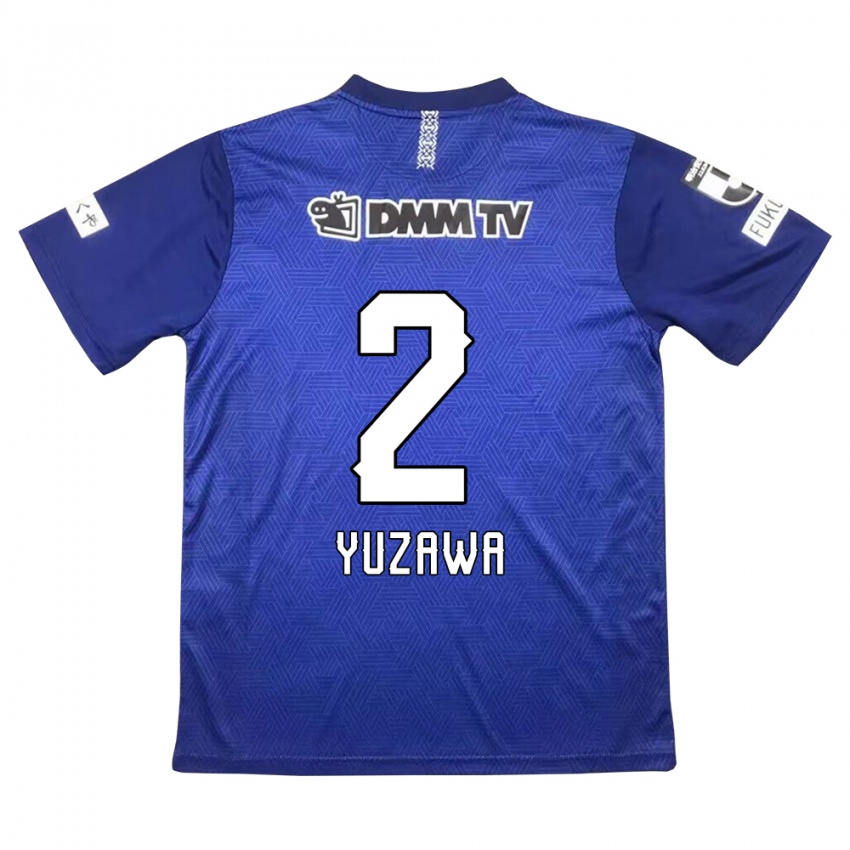 Niño Camiseta Masato Yuzawa #2 Azul Oscuro 1ª Equipación 2024/25 La Camisa México