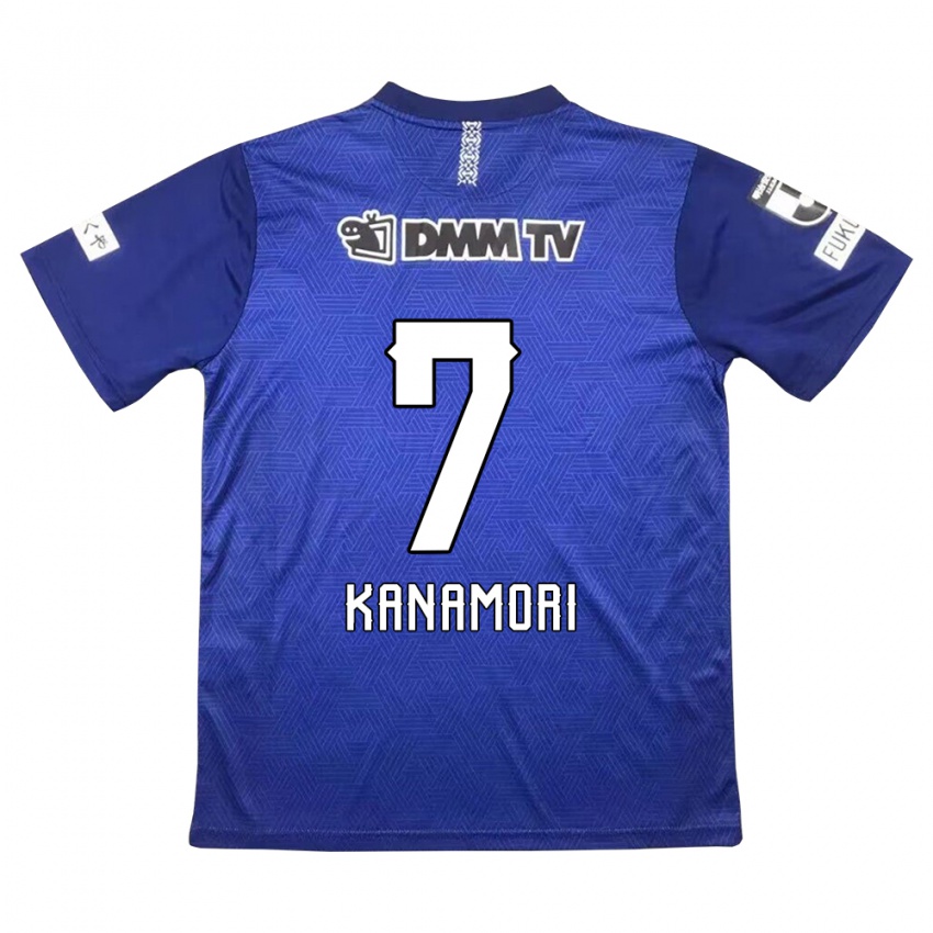 Niño Camiseta Takeshi Kanamori #7 Azul Oscuro 1ª Equipación 2024/25 La Camisa México