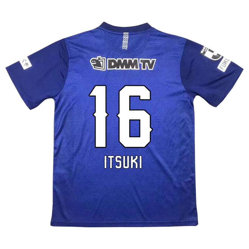 Niño Camiseta Itsuki Oda #16 Azul Oscuro 1ª Equipación 2024/25 La Camisa México