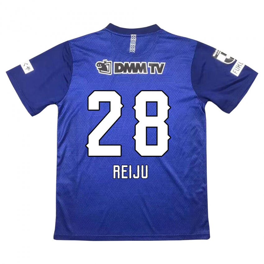 Niño Camiseta Reiju Tsuruno #28 Azul Oscuro 1ª Equipación 2024/25 La Camisa México