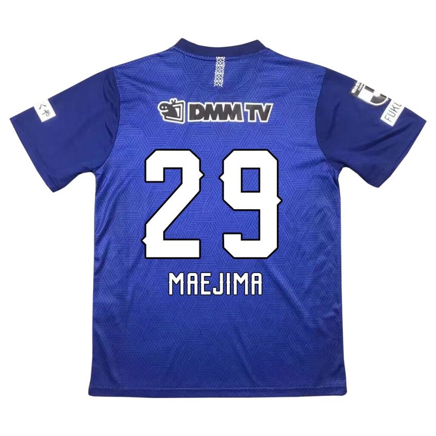 Niño Camiseta Yota Maejima #29 Azul Oscuro 1ª Equipación 2024/25 La Camisa México