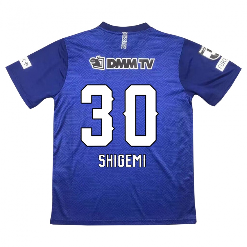 Niño Camiseta Masato Shigemi #30 Azul Oscuro 1ª Equipación 2024/25 La Camisa México