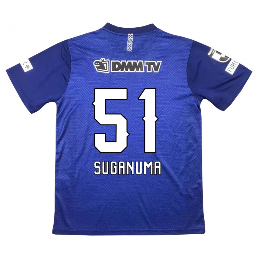 Niño Camiseta Kazuaki Suganuma #51 Azul Oscuro 1ª Equipación 2024/25 La Camisa México