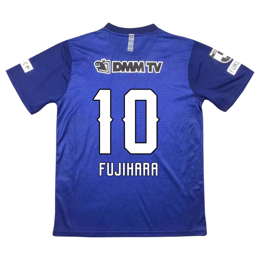 Niño Camiseta Naoatsu Fujihara #10 Azul Oscuro 1ª Equipación 2024/25 La Camisa México