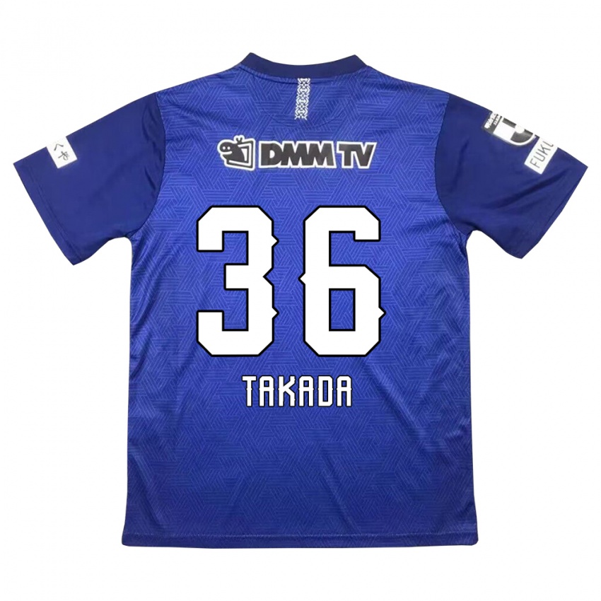 Niño Camiseta Seiya Takada #36 Azul Oscuro 1ª Equipación 2024/25 La Camisa México