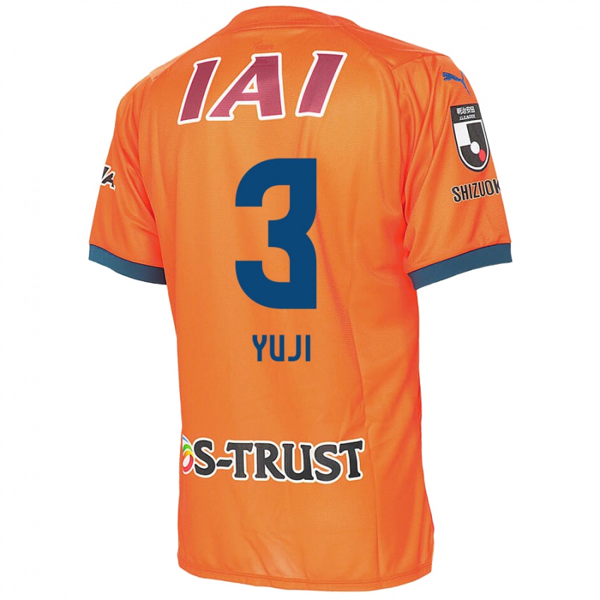 Niño Camiseta Yuji Takahashi #3 Naranja Azul 1ª Equipación 2024/25 La Camisa México