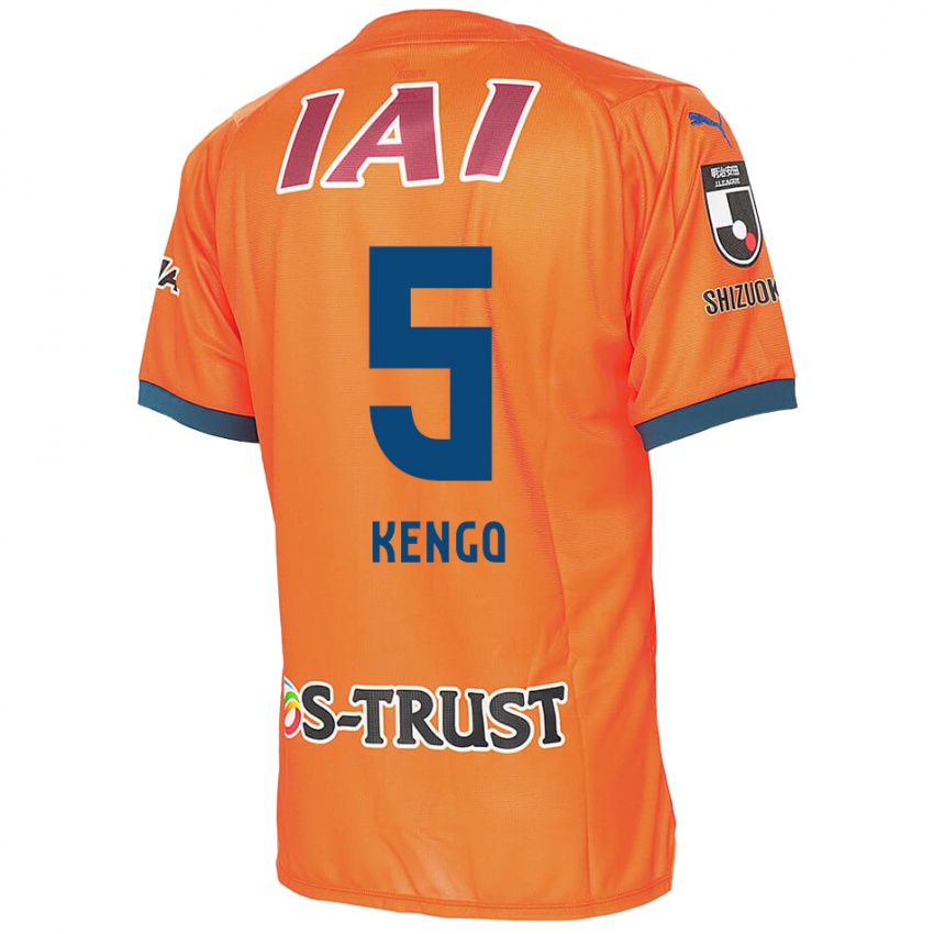 Niño Camiseta Kengo Kitazume #5 Naranja Azul 1ª Equipación 2024/25 La Camisa México