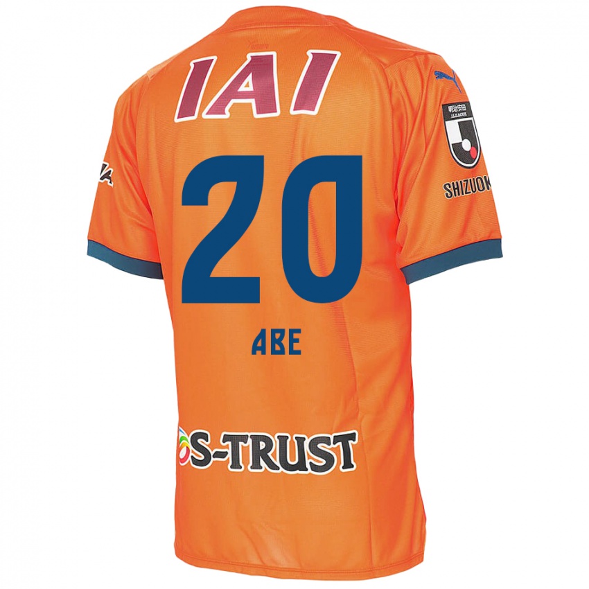 Niño Camiseta Ryoya Abe #20 Naranja Azul 1ª Equipación 2024/25 La Camisa México