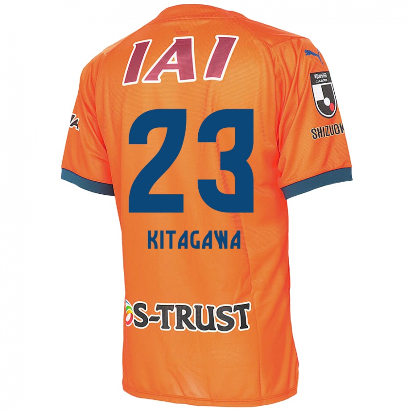 Niño Camiseta Koya Kitagawa #23 Naranja Azul 1ª Equipación 2024/25 La Camisa México