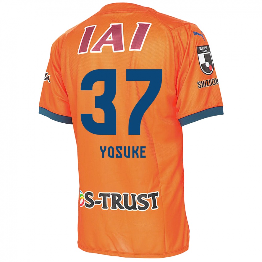 Niño Camiseta Yosuke Morishige #37 Naranja Azul 1ª Equipación 2024/25 La Camisa México