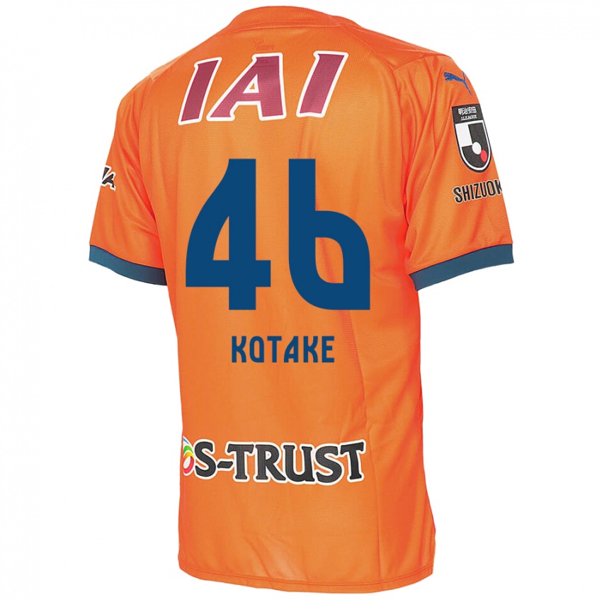 Niño Camiseta Sean Kotake #46 Naranja Azul 1ª Equipación 2024/25 La Camisa México