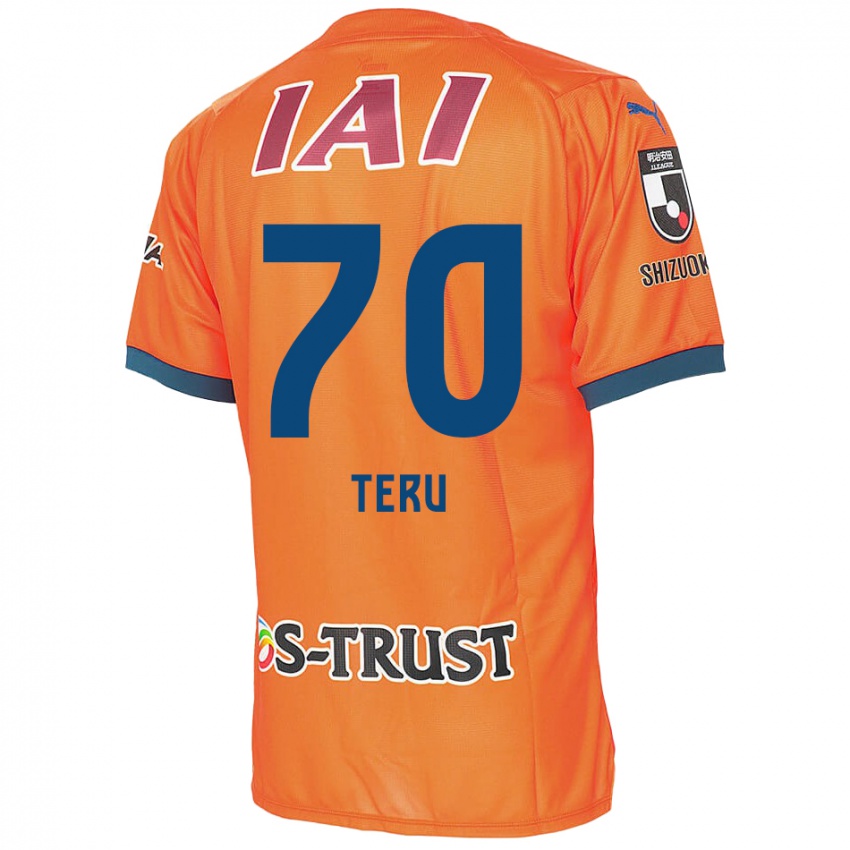 Niño Camiseta Teruki Hara #70 Naranja Azul 1ª Equipación 2024/25 La Camisa México