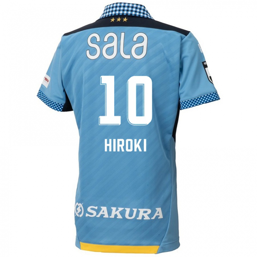 Niño Camiseta Hiroki Yamada #10 Azul Negro 1ª Equipación 2024/25 La Camisa México