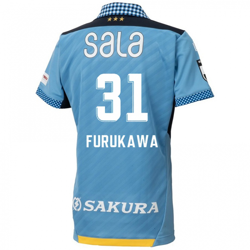 Niño Camiseta Yosuke Furukawa #31 Azul Negro 1ª Equipación 2024/25 La Camisa México