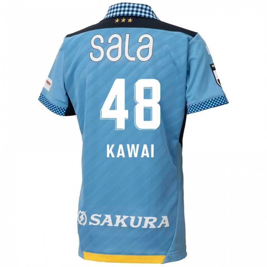 Niño Camiseta Tokumo Kawai #48 Azul Negro 1ª Equipación 2024/25 La Camisa México