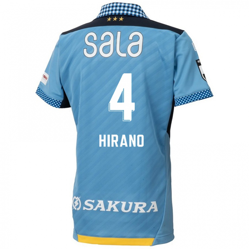 Niño Camiseta Rion Hirano #4 Azul Negro 1ª Equipación 2024/25 La Camisa México