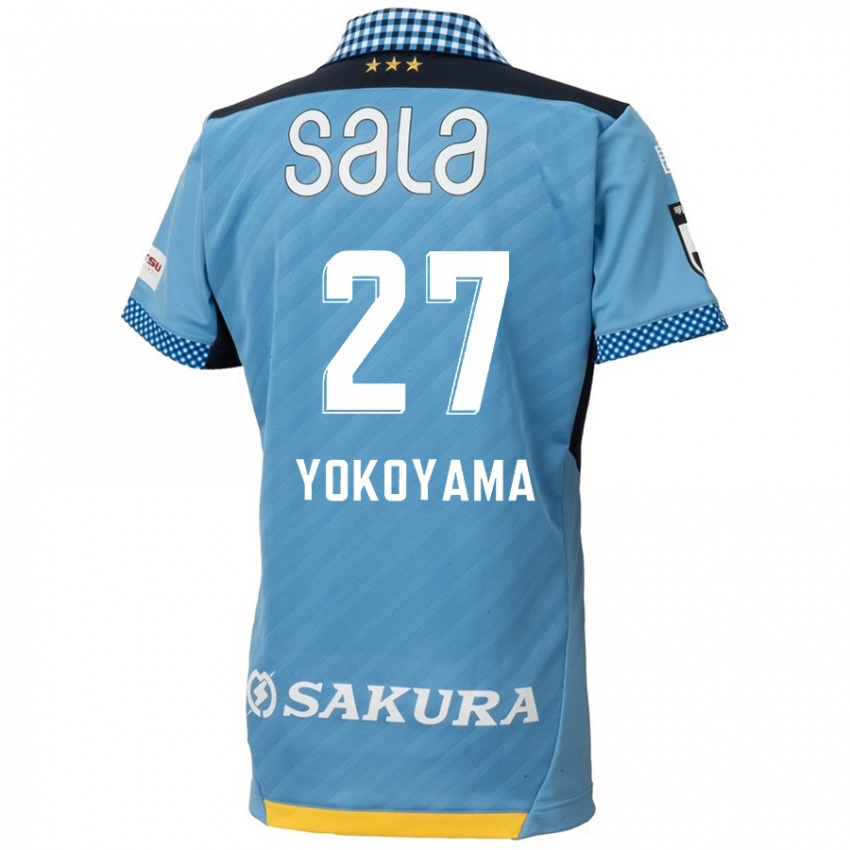 Niño Camiseta Kota Yokoyama #27 Azul Negro 1ª Equipación 2024/25 La Camisa México