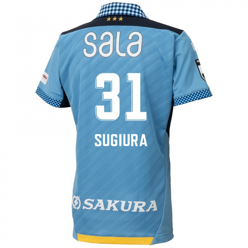 Niño Camiseta Rinnosuke Sugiura #31 Azul Negro 1ª Equipación 2024/25 La Camisa México