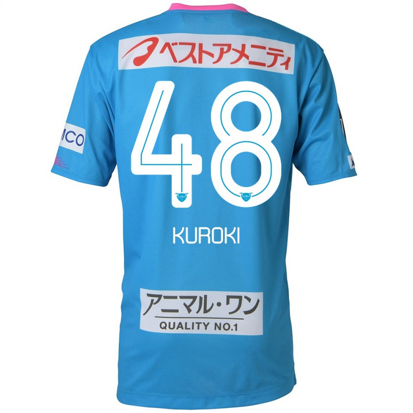 Niño Camiseta Yuya Kuroki #48 Azul Rosado 1ª Equipación 2024/25 La Camisa México