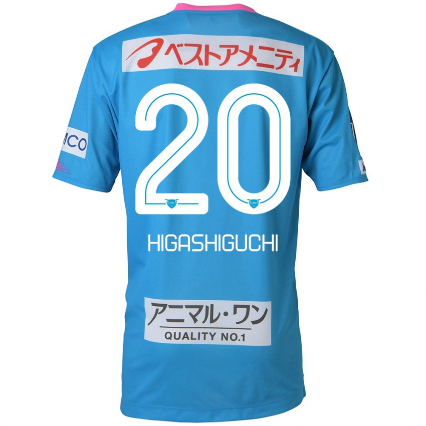 Niño Camiseta Aitaro Higashiguchi #20 Azul Rosado 1ª Equipación 2024/25 La Camisa México