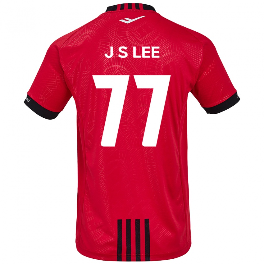 Niño Camiseta Seung-Joon Lee #77 Negro Rojo 1ª Equipación 2024/25 La Camisa México