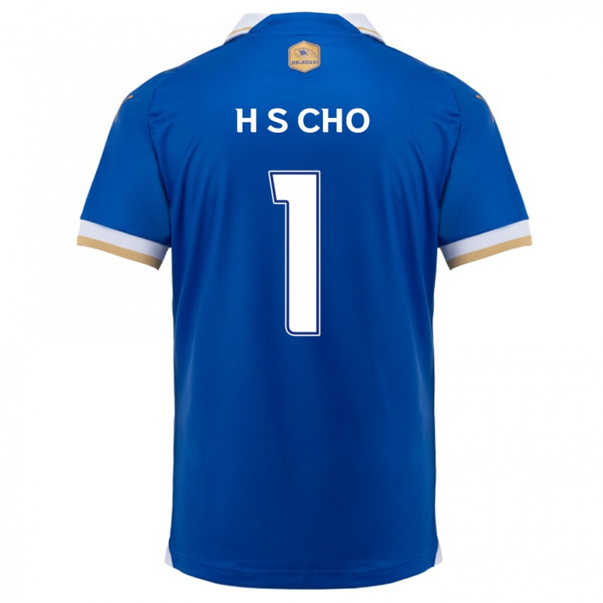 Niño Camiseta Sung-Hoon Cho #1 Azul Blanco 1ª Equipación 2024/25 La Camisa México