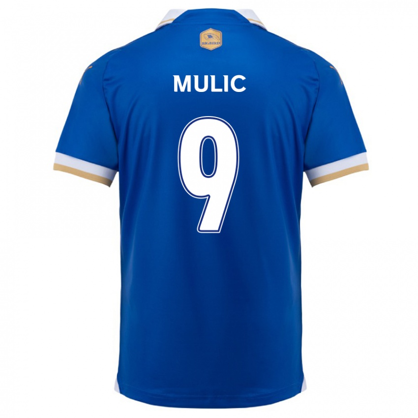 Niño Camiseta Fejsal Mulic #9 Azul Blanco 1ª Equipación 2024/25 La Camisa México