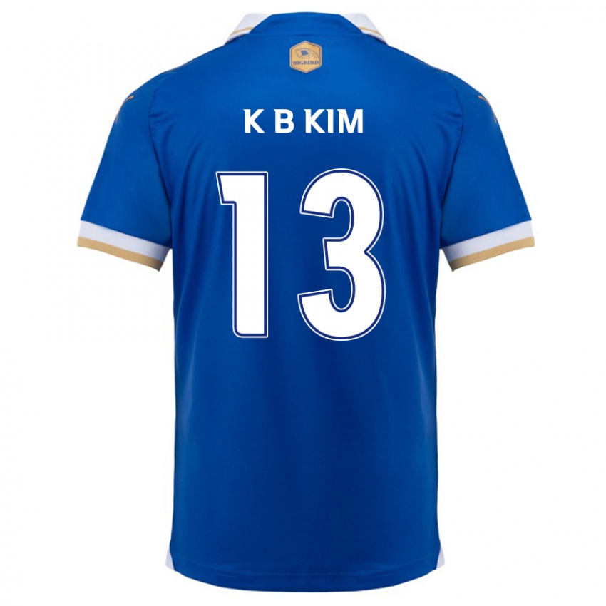 Niño Camiseta Bo-Kyung Kim #13 Azul Blanco 1ª Equipación 2024/25 La Camisa México