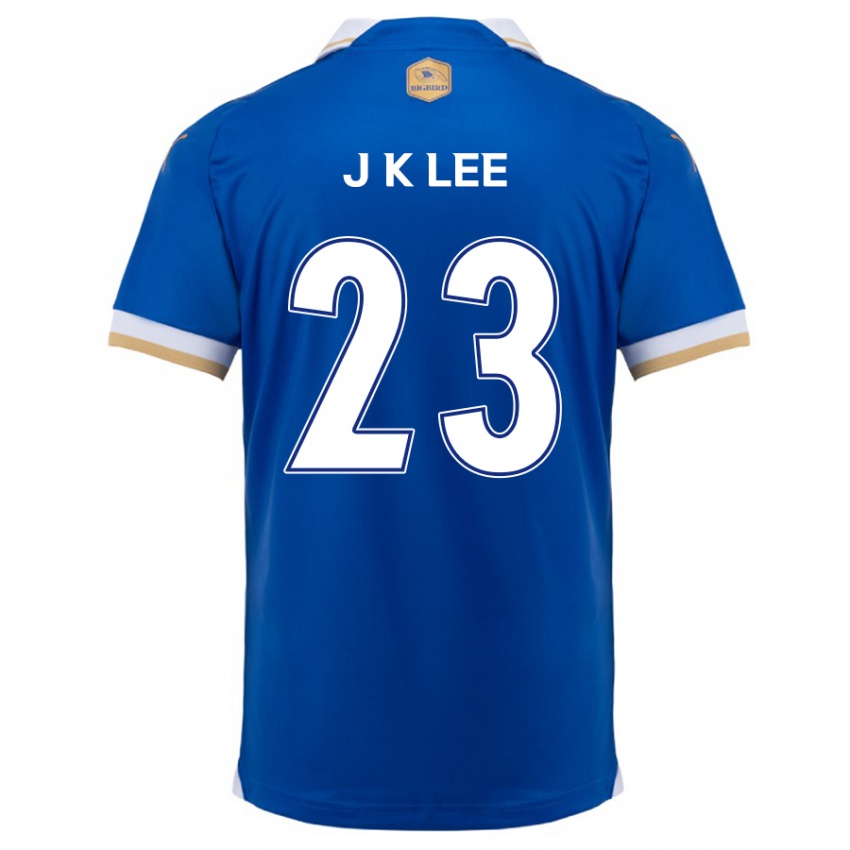 Niño Camiseta Ki-Je Lee #23 Azul Blanco 1ª Equipación 2024/25 La Camisa México