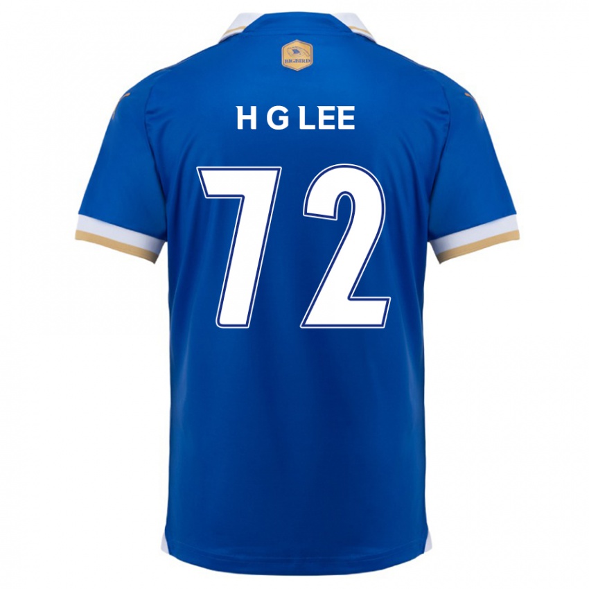 Niño Camiseta Geon-Hee Lee #72 Azul Blanco 1ª Equipación 2024/25 La Camisa México